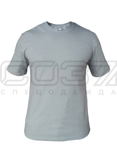 Футболка трикотажная База цв.серый тк.кулирка