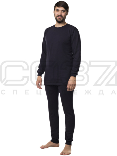 Бельё нательное мужское цв.т.синий тк.100% хлопок 1