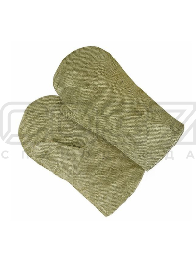 Рукавицы брезентовые с 2-м наладонником пл. 400 г.м2 с ОП