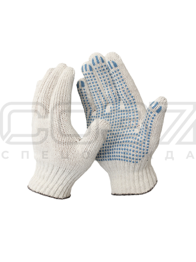 Перчатки  6 нитей 7,5 класс ПВХ Точка