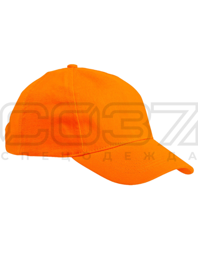 Бейсболка Челси цв.оранжевый тк.полувелюр
